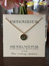 Load image into Gallery viewer, FAITH OVER FEAR NECKLACE
